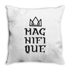Magnifique With Crown Throw Pillow