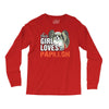This Girl Loves Her Papillon Long Sleeve Shirts