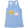 cheeseburger pranks doughnut Racerback Tank