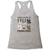 united color of frenchies Racerback Tank