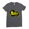 huh bang pow boom splat carto Ladies Fitted T-Shirt