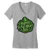 happy st. patrick's day Women's V-Neck T-Shirt