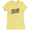 i love you stardust Ladies Fitted T-Shirt