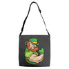 happy saint patrick day Adjustable Strap Totes