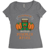 i'd rather be drinking pumpkin spice Women's Triblend Scoop T-shirt