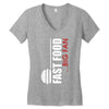 big fan of fast food Women's V-Neck T-Shirt
