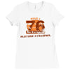 rule 76 play like a champion Ladies Fitted T-Shirt