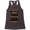 Super Cool Dad Of A Freaking Awesome Nurse Racerback Tank