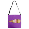 quadruple dip towe Adjustable Strap Totes