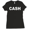 cash Ladies Fitted T-Shirt