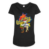 los pollos hermanos Maternity Scoop Neck T-shirt