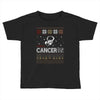 santa cancer  christmas ugly t shirts Toddler T-shirt