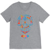 loco coco skul V-Neck Tee