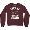 she's my lucky charm Crewneck Sweatshirt