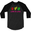 love is love 3/4 Sleeve Shirt