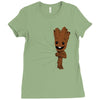 hidden groot [converted] Ladies Fitted T-Shirt