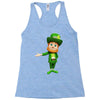 DABBİNG LEPRECHAUN Racerback Tank