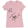 troye sivan signature Ladies Fitted T-Shirt