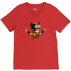 minion wolverine V-Neck Tee