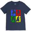 4 Super Hero V-Neck Tee