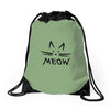 MEOW CAT Drawstring Bags