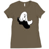 flying ghost Ladies Fitted T-Shirt