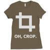 oh crop Ladies Fitted T-Shirt