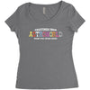 greeting from astroworld wish you were here white Women's Triblend Scoop T-shirt