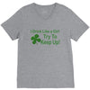 drink like a girl V-Neck Tee