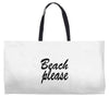 beach please Weekender Totes