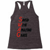 saved with amazing grace Racerback Tank