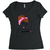 girl power survivor breast cancer Women's Triblend Scoop T-shirt
