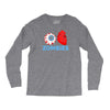 i heart zombies scary eye bloody heart halloween Long Sleeve Shirts
