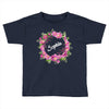 Floral Baby Name Toddler T-shirt