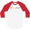 LGBT Heartbeat 3/4 Sleeve Shirt