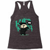 mo hawk ninja Racerback Tank