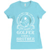 Golfer Brother Ladies Fitted T-Shirt