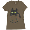 pocket Ladies Fitted T-Shirt