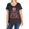 feed me a donut Ladies Curvy T-Shirt