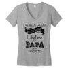 i ve been called a lot of names in my lifetime but papa is my favorite Women's V-Neck T-Shirt
