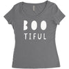 boo tiful halloween Women's Triblend Scoop T-shirt