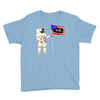 Astronaut Celebrating Independence  Day at 1776 Youth Tee