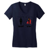 Your Wife < My Wife Women's V-Neck T-Shirt