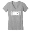 ghost (2) Women's V-Neck T-Shirt
