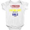 i prefer eating out girls Baby Onesie