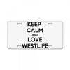 westlife License Plate