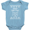 meowy christmas Baby Onesie