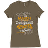 I'm a march woman I was born with my heart Ladies Fitted T-Shirt