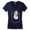 pocket samara Women's V-Neck T-Shirt