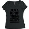it's a kpop thing you probably wouln't understand Women's Triblend Scoop T-shirt
